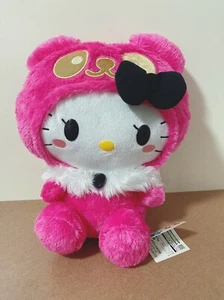 Hello Kitty A706 Panda Pink  Sanrio Furyu Plush 14" TAG Toy Doll Japan - Picture 1 of 7