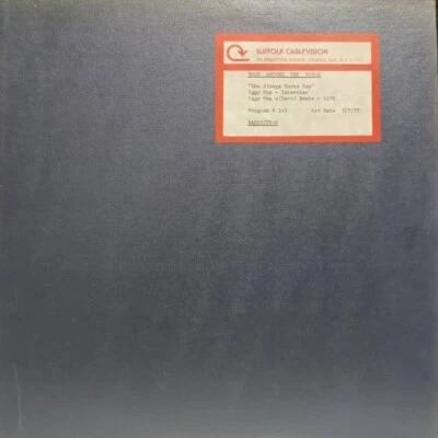 Iggy Pop David Bowie 1977 Live Interview Promo LP Rock Around The World Cue Shee - Image 1 of 4