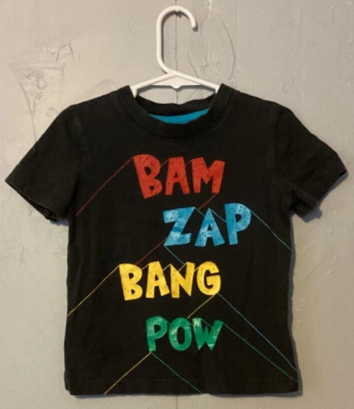 Camiseta 3 para niño pequeño manga corta novedad circo multicolor cuello redondo lisa Foto 1 de 4