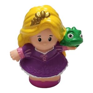 Fisher Price Little People Rapunzel Figure With Frog Dollhouse