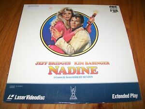 NADINE Laserdisc LD VERY GOOD CONDITION VERY RARE KIM BASINGER JEFF BRIDGES