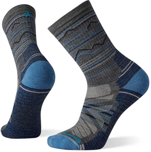 Smartwool Mountain Range Pattern Crew, gris mediano, talla grande - Imagen 1 de 7