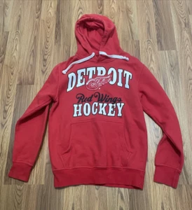 Detroit Red Wings Sweater  Mens Small G III Carl Banks Vintage Adult Hoodie - Picture 1 of 15