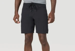 Wrangler 9" Relaxed Fit Lightweight Utility Shorts, Drawstring Elastic Waistband - Picture 1 of 7