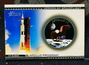 APOLLO XI 11 ARMSTRONG ALDRIN COLLINS HEROES RAUMFAHRT 2009 TOPPS ERBE - Bild 1 von 2