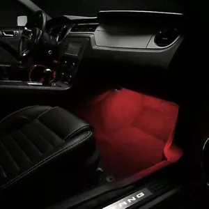 2 Lampadine A LED Rosso Luce Illuminazione Sol / Piedi per Audi A3 8P 8V - Imagen 1 de 3