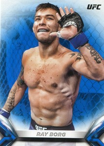 2018 TOPPS UFC KNOCKOUT BLUE PARALLEL #/99 RAY BORG 
