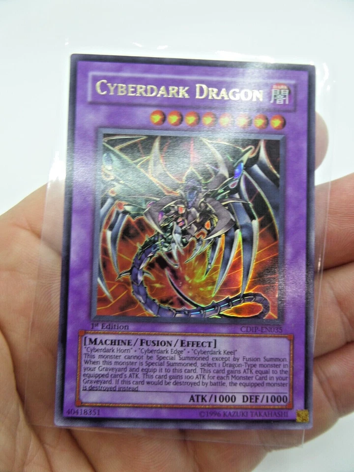 Yugioh Cyberdark Dragon 1st Edition CDIP-EN035 Cyberdark Impact NO RETURNS "23" - Image 1 of 4