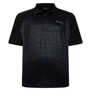ESPIONAGE LW156 BLACK/GREEN PERFORMANCE POLO SHIRT 2X 3XL 4XL 5XL 6XL 7XL 8XL - Picture 1 of 1