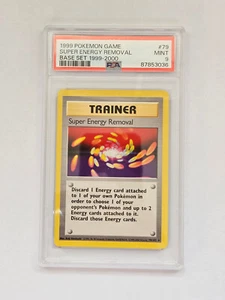 PSA 9 Super Energy Removal 79/102 Base Set Pokemon Card WOTC 1999-2000 4th Print - Picture 1 of 3