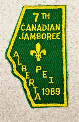 Mint Jamboree Alberta Contingent Crest 7th Canadian Scout Jamboree Boy Scout V24 - Image 1 of 3