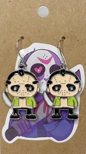 NEU Halloween Emaille Jason Voorhees Ohrringe Freitag der 13. Horror Mode - Bild 1 von 3