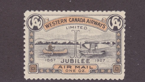 CANADA CL41 Western Canada Airways Semi-Officia  VFNH Cover