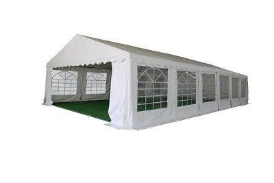Partyzelt Pavillon 6x12m Festzelt Bierzelt Gartenzelt PVC Plane Feuer/Wasserfest - Bild 1 von 4