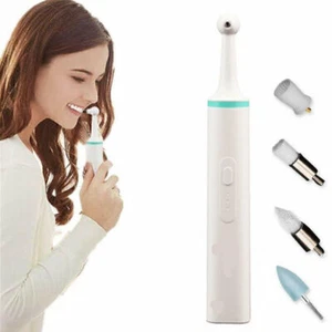 Electric Tooth Polisher Teeth Whitening Stain Plaque Eraser Tartar Cleaning Tool - Picture 1 of 10