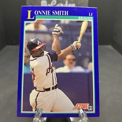 1991 Score Lonnie Smith #543 Atlanta Braves - Image 1 of 2