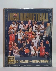 🏀 METAL DORADO: SLAM PRESENTA BALONCESTO ESTADOS UNIDOS (#D/94) ✅️EN MANO/SE ENVÍA AHORA✅️ - Imagen 1 de 6