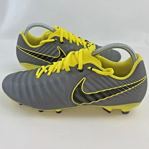 Botines de fútbol Nike Tiempo Legend 7 Elite FG gris amarillo AH7238 070 talla 9 Ramos - Imagen 1 de 15