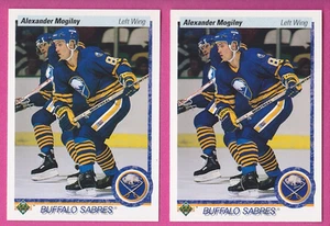 1990-91 Upper Deck #24 Alexander Mogilny Rookie RC Lote x 2 Buffalo Sabres - Imagen 1 de 2