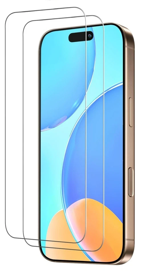 2 Pack Tempered Glass for iPhone 17 Pro Max (2025) 6.9" Anti Scratch,Bubble Free - Image 1 of 1