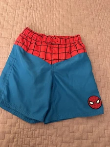 Boys 5/6 Marvel Spiderman Swim Trunks / Shorts - Picture 1 of 4