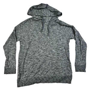 Damen Torrid Hoodie Pullover Pulli grau einfarbig Größe 0 super weich - Bild 1 von 5