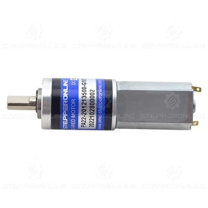 STEPPERONLINE Cepillado 12V 1.1Kg.cm/98RPM con Caja de Engranajes Planetaria 107:1 Motorreductor DC - Imagen 1 de 5