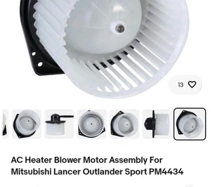A/c heater blower motor For Mitsubishi Lancer Outlander Pm4434 - Picture 1 of 6