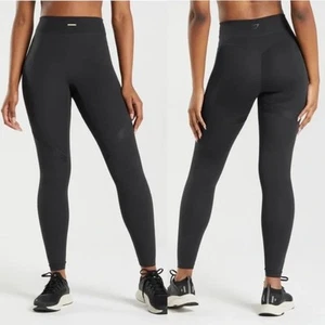 Gymshark Whitney Simmons Leggings a Rete GLLG5555 Nero Taglia S - Foto 1 di 5