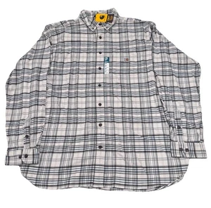 Camicia Carhartt Uomo 2XL Alta Resistente Flex Vestibilità Relaxed Manica Lunga Flanella - Foto 1 di 10