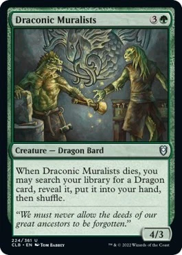 Draconic Muralists 224 LP Normal Commander Legends: Battle for Baldur's Gate ... - Image 1 of 1