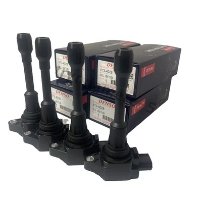 4Pcs DENSO Direct Ignition Coils-Coils 673-4028 For 2007-2020 Nissan INFINITI Foto 1 de 4