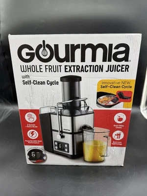 Exprimidor de extracción de frutas enteras GOURMIA con autolimpieza, 6 velocidades + modo  Foto 1 de 2