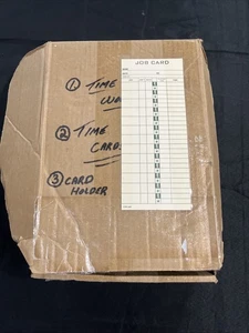 Tarjeta de tiempo de costo de trabajo aprox. 600 piezas AMANO CTR-L61 OFERTAS POPULARES - Imagen 1 de 4