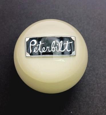 Peterbilt Trucks Semi camión Hanco estilo carretera marfil perilla de cambio Foto 1 de 2