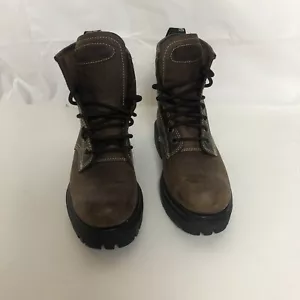 Stivaletti da donna vintage Y2k London Underground anni '90 plateau grossi taglia 8,5 - Foto 1 di 12