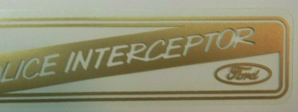 3) NOS Ford Crown Victoria Interceptor decals Mustang 5.0 SVO SHO police Shelby Foto 1 de 1