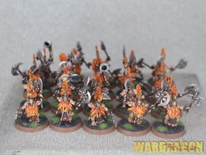 Warhammer AOS WDS painted Fyreslayers VULKITE BERZERKERS y29 - Picture 1 of 17