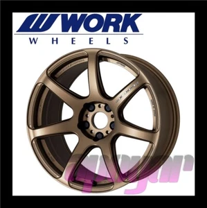 WORK EMOTION T7R WHEEL (1pcs) 18 inch 9.5J 22 114.3 5H Ashed Titanium (AHG) - Picture 1 of 2