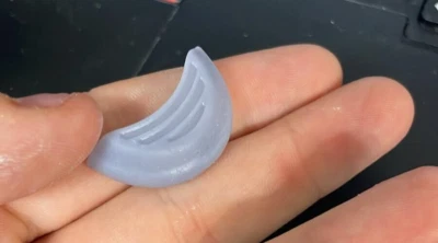 CARDIN ELETTRONICA CARDIN S449 RADIOCOMANDO GUSCIO PORTAPILA RICAMBIO MEZZALUNA TRQ449200 ORIGINALE