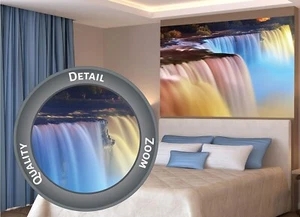 Great Art Mural Poster - Niagara Falls, Waterfall Colorful Landmark 55"x39.4" - Picture 1 of 7