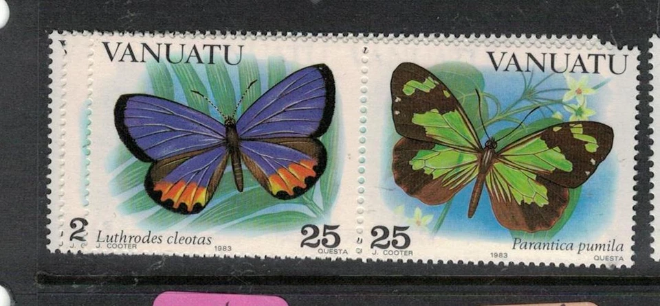 Vanuatu Butterfly SC 346-8 MNH (2epo) - Изображение 1 из 1