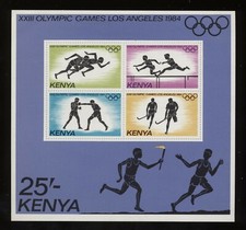 Kenya 1984 Olimpiadi di Los Angeles BF22 nuovo gomma integra T1663