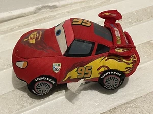 Disney Pixar CARS Lightning McQueen Plush Soft Stuffed Toy 17cm - EUC - Picture 1 of 5