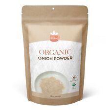 Organic Onion Powder - NON GMO White Onion Powder Seasoning -16 OZ