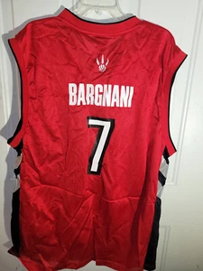 Adidas NBA Jersey Retro Toronto Raptors Andrea Bargnani Red sz L - Picture 1 of 3
