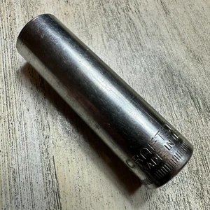 Vintage Craftsman 3/8" Drive 14MM 6 Point Deep Socket Metric G 44431 USA - Picture 1 of 8