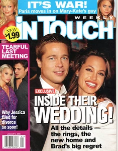 IN TOUCH Magazine January 2 2006 Brad Pitt Angelina Jolie Jessica Simpson - Imagen 1 de 4