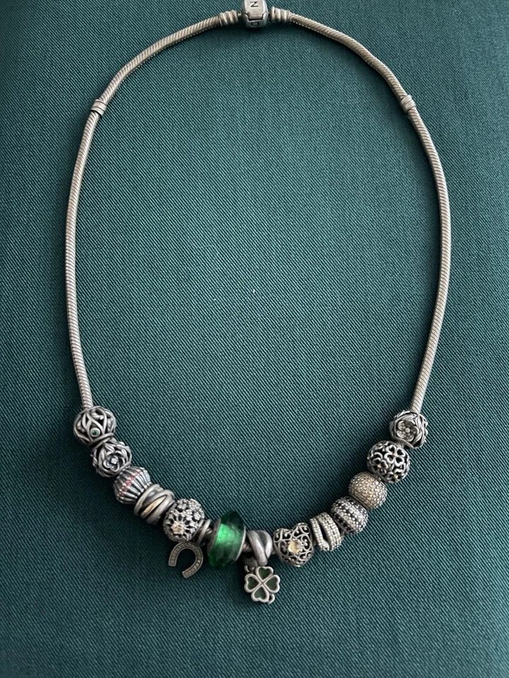 Pandora Original Halskette Ungetragen Originalverpackung Geschenk Silber Neu - Bild 1 von 1