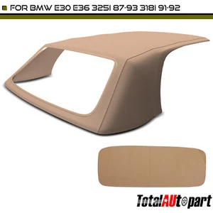 Tan Convertible Soft Top w/ Clear Plastic Window for BMW E30 E36 318i 91-92 325i - Bild 1 von 8
